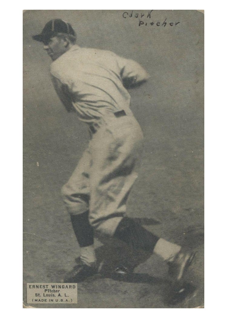 1925 Exhibits Ernest Wingard card