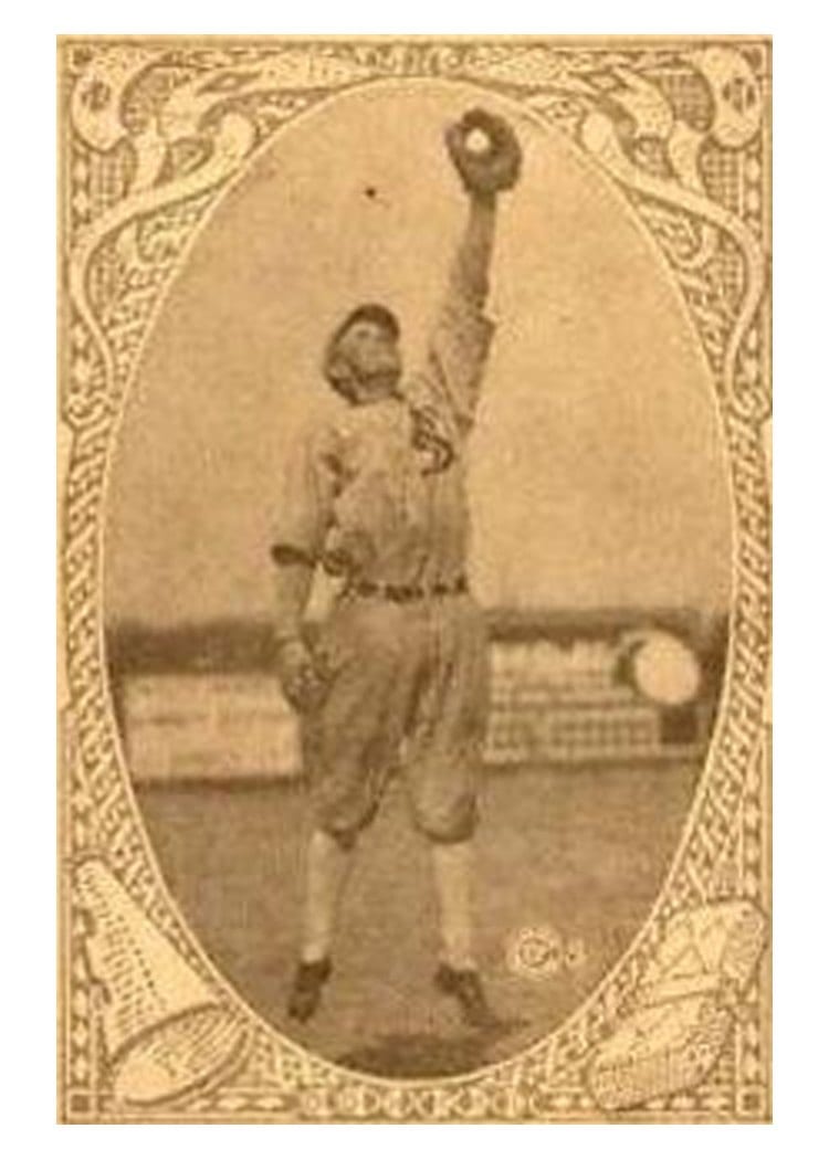 1922 E120 American Caramel Ernie Johnson card