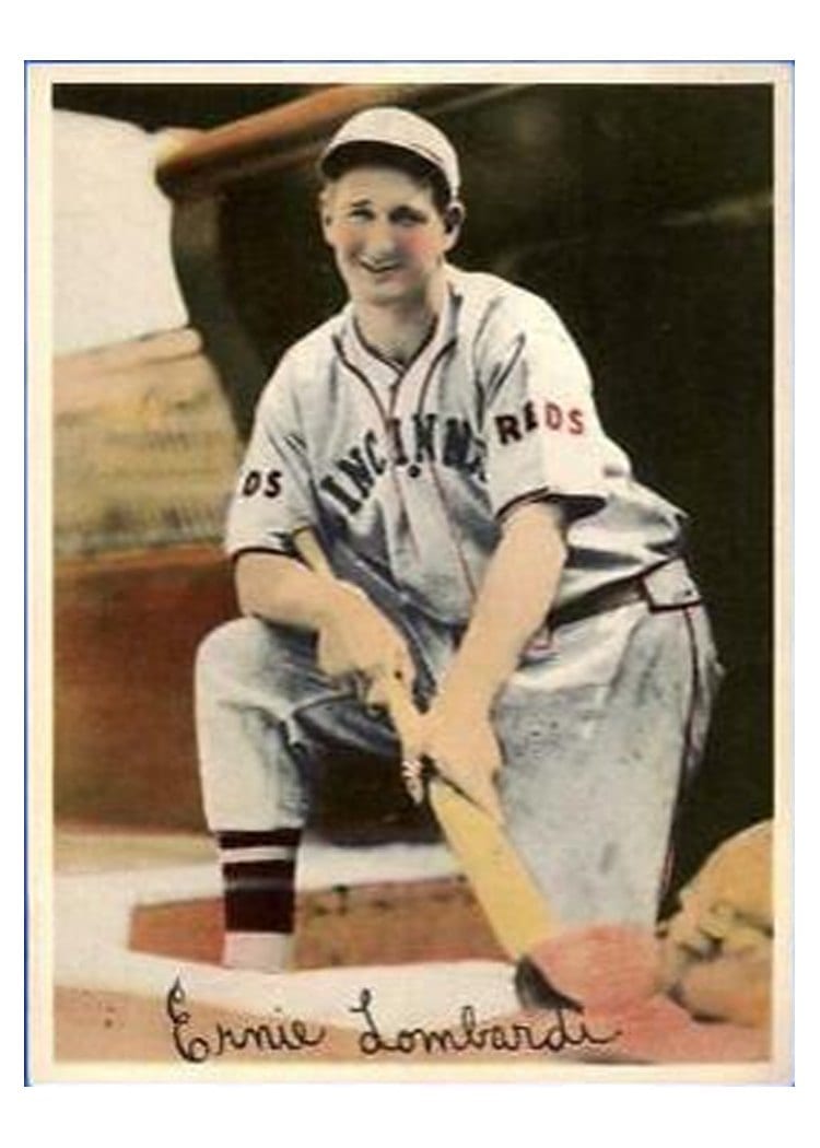 1936 Goudey Premiums Ernie Lombardi card