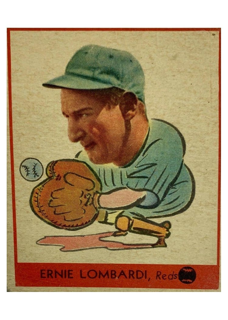 1938 Goudey Ernie Lombardi #246 card