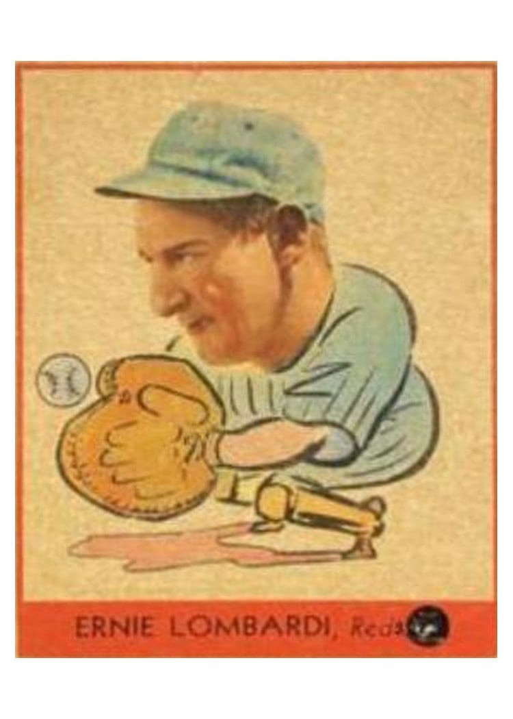 1938 Goudey Ernie Lombardi #246 card
