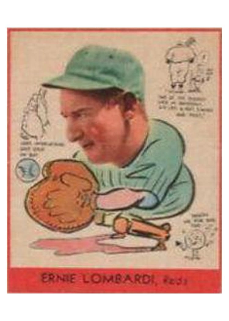 1938 Goudey Ernie Lombardi #270 card