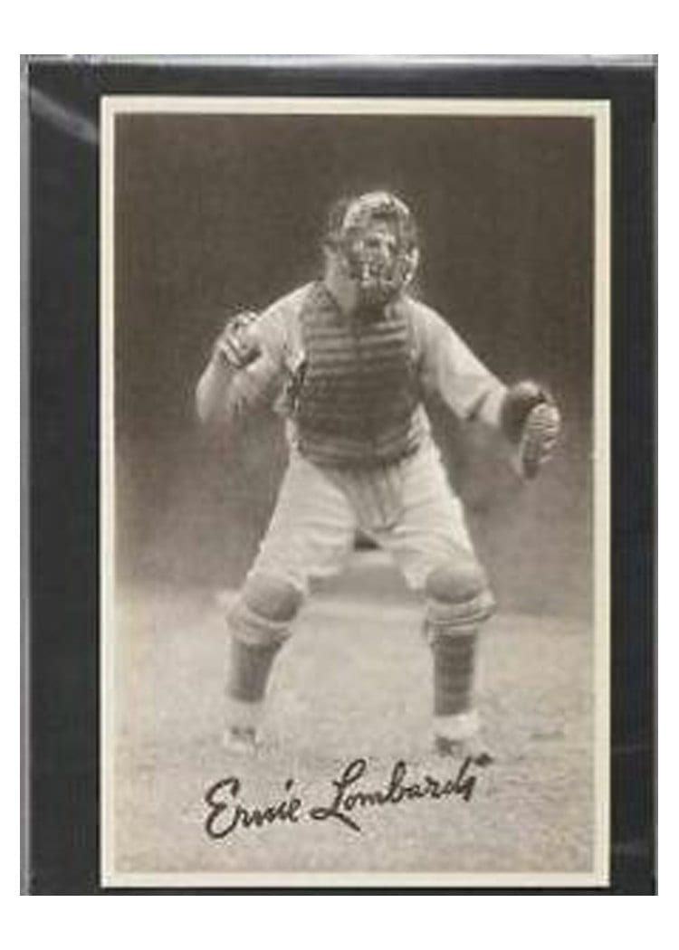 1939 Goudey Premiums R303 B Ernie Lombardi card