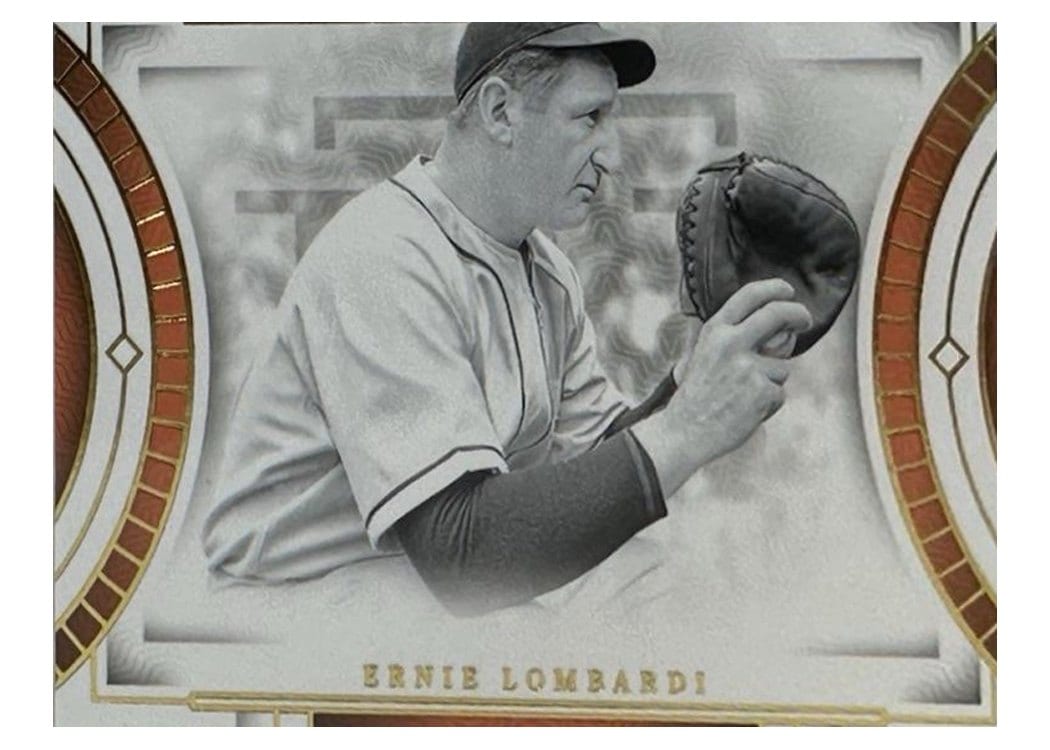 2024 Panini National Treasures Legendary Materials Booklet Ernie Lombardi #7 card