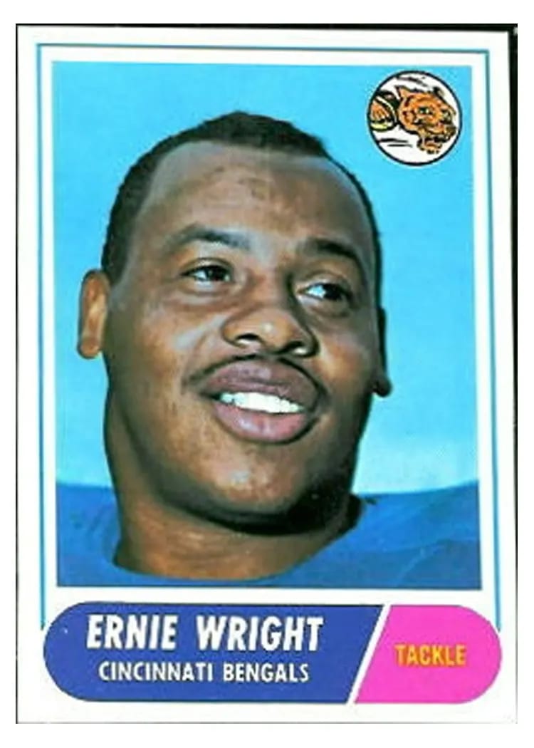 1968 Topps Ernie Wright #200 card