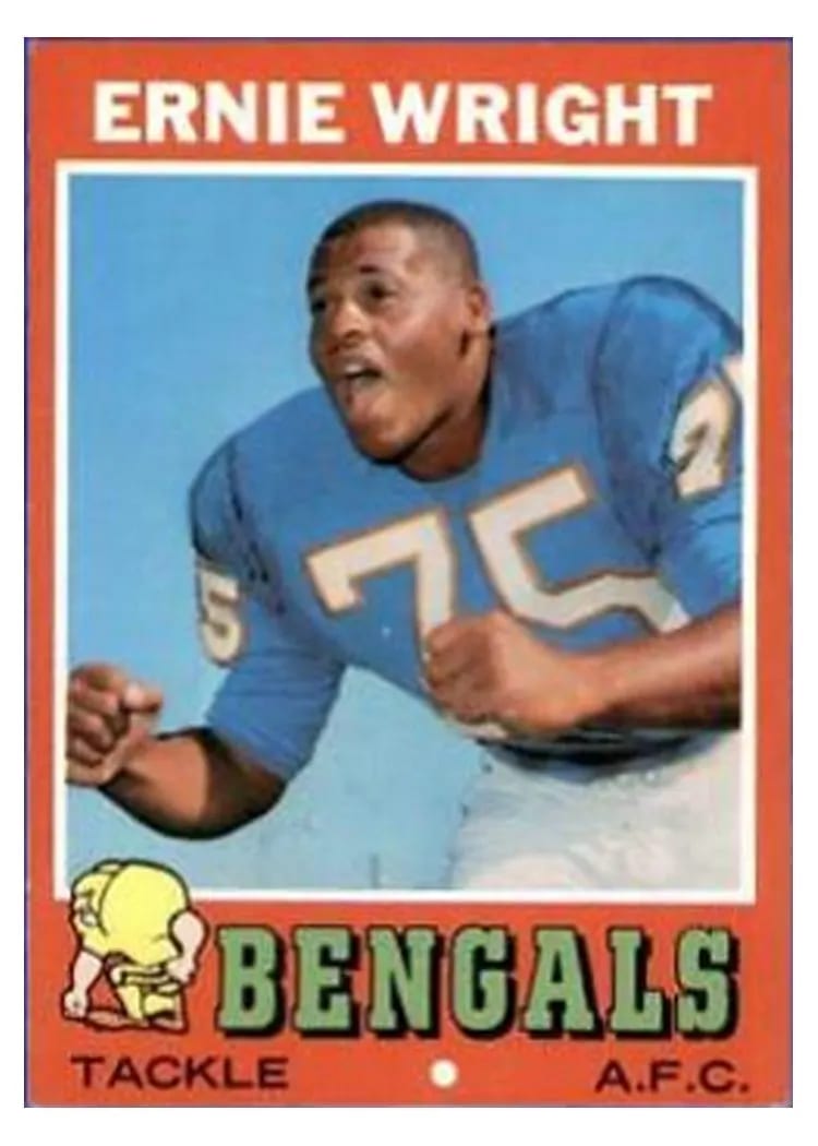1971 Topps Ernie Wright #99 card