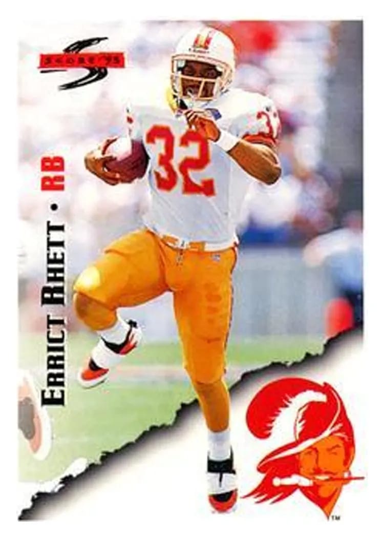 1995 Panini Score Errict Rhett #30 card