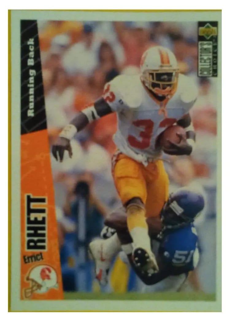 1996 Collector's Choice Errict Rhett #106 card