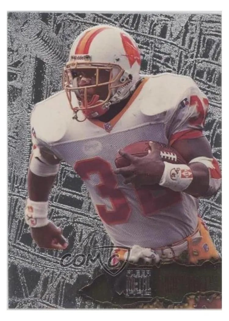 1996 Fleer Metal Errict Rhett Precious Metal #119PM card