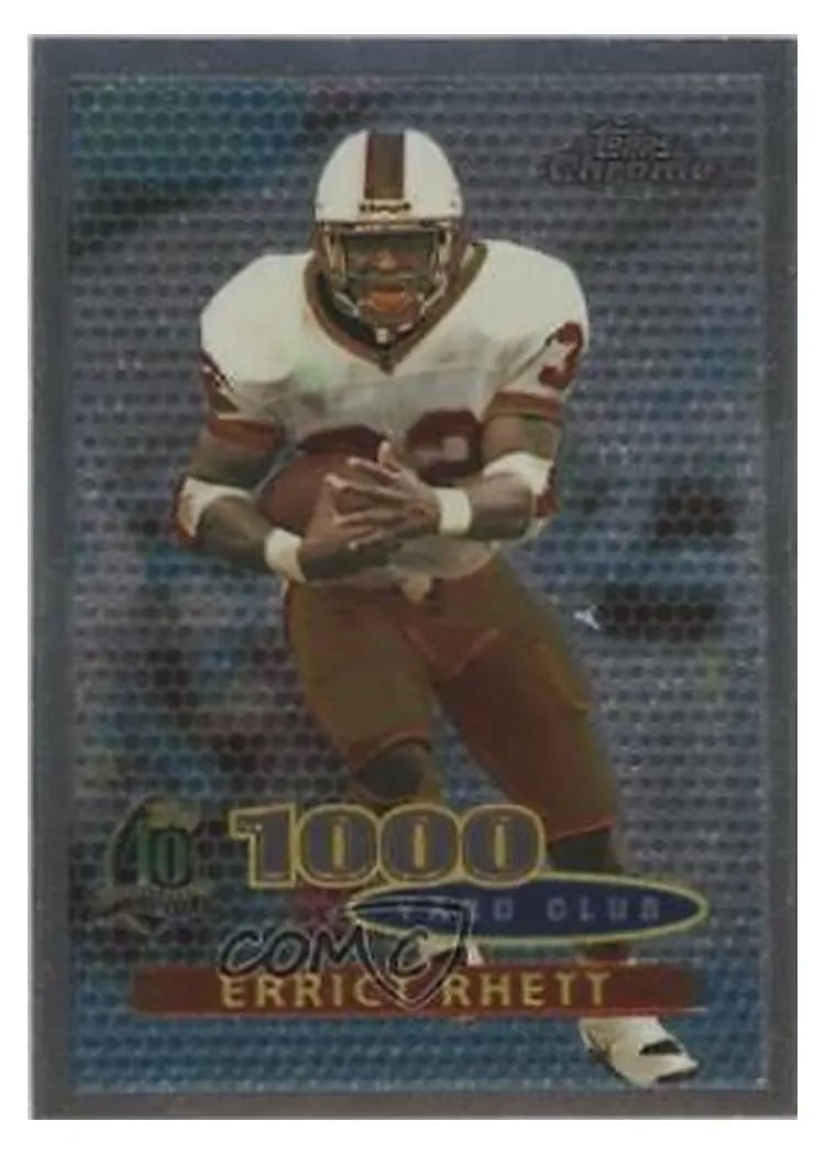 1996 Topps Chrome Errict Rhett #54 card
