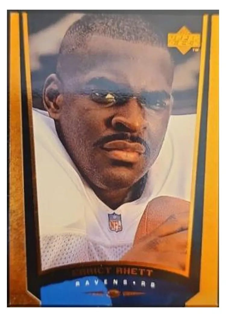 1998 Upper Deck Errict Rhett #59 card