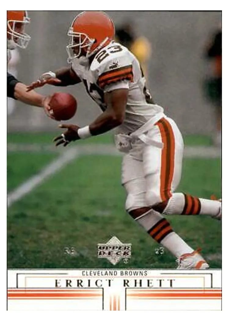 2001 Upper Deck Errict Rhett #43 card