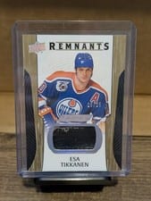 2024-25 Upper Deck Engrained Icons Remnants Esa Tikkanen #R-ET card