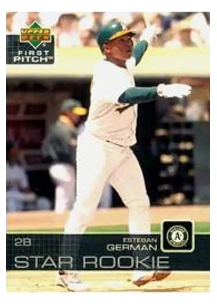 2003 Upper Deck Esteban German #21 card
