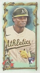 2023 Topps Allen & Ginter Minis Esteury Ruiz #112 card