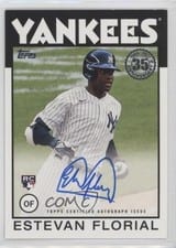 2021 Topps Update 1986 Topps Autographs Estevan Florial #86B-EF card
