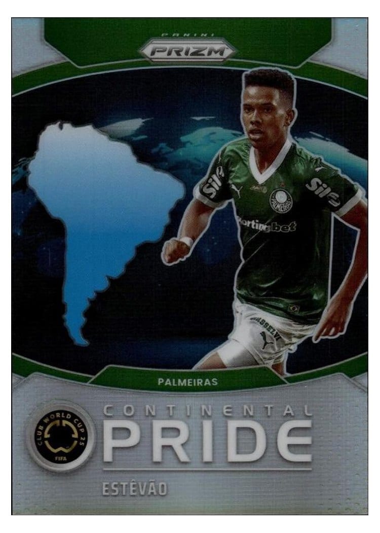 2025 Panini Prizm FIFA Club World Cup Continental Pride Estevao #12