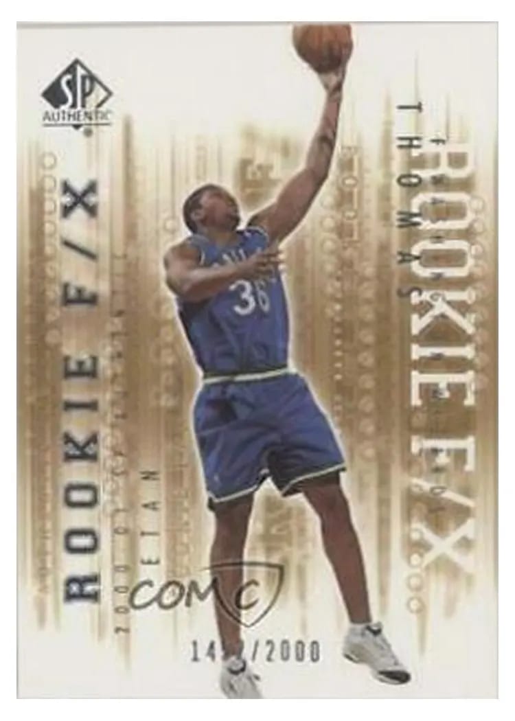 2000 SP Authentic Etan Thomas #102 card