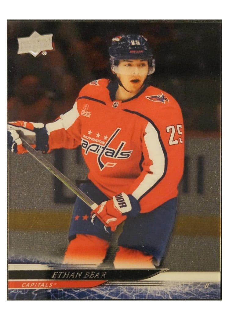 2024-25 Upper Deck Base Set Ethan Bear #442 card