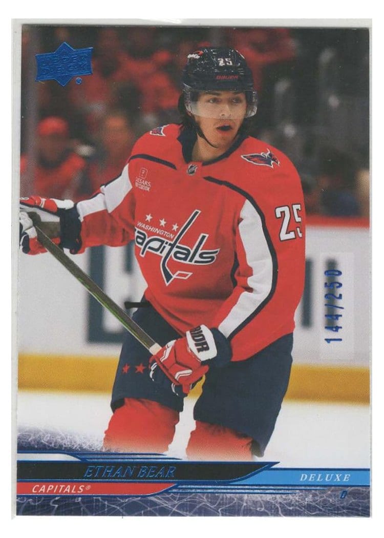 2024-25 Upper Deck Base Set Ethan Bear #442 card