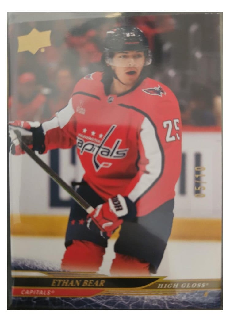 2024-25 Upper Deck Base Set Ethan Bear #442 card