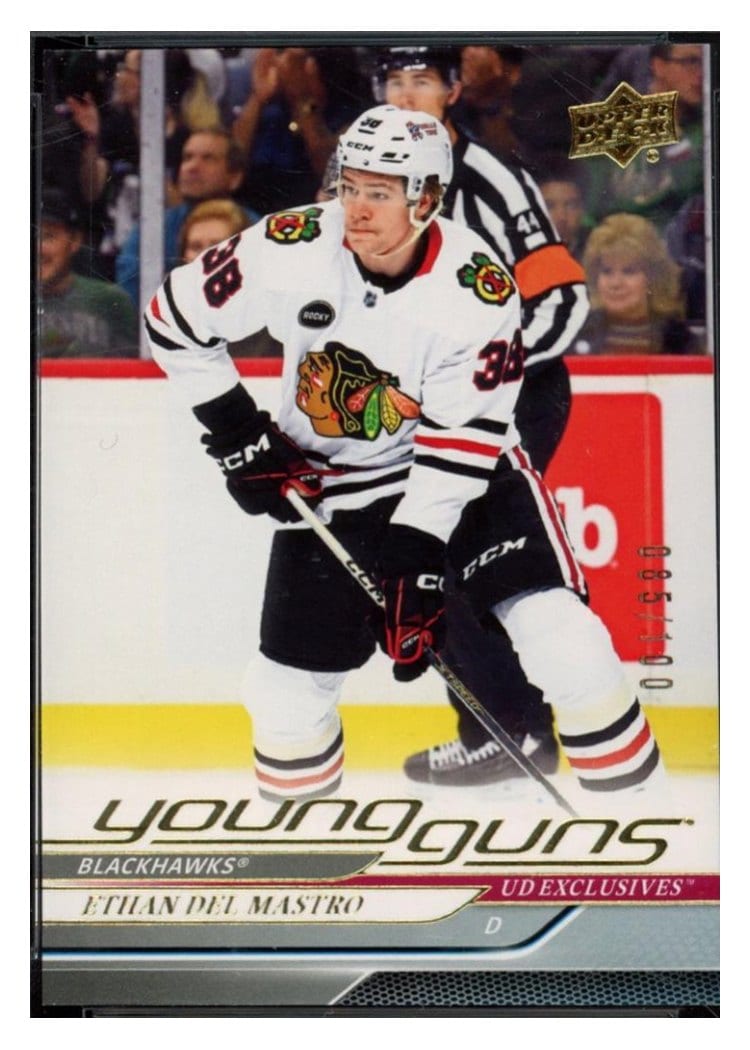 2024-25 Upper Deck Base Set Ethan Del Mastro #221 card