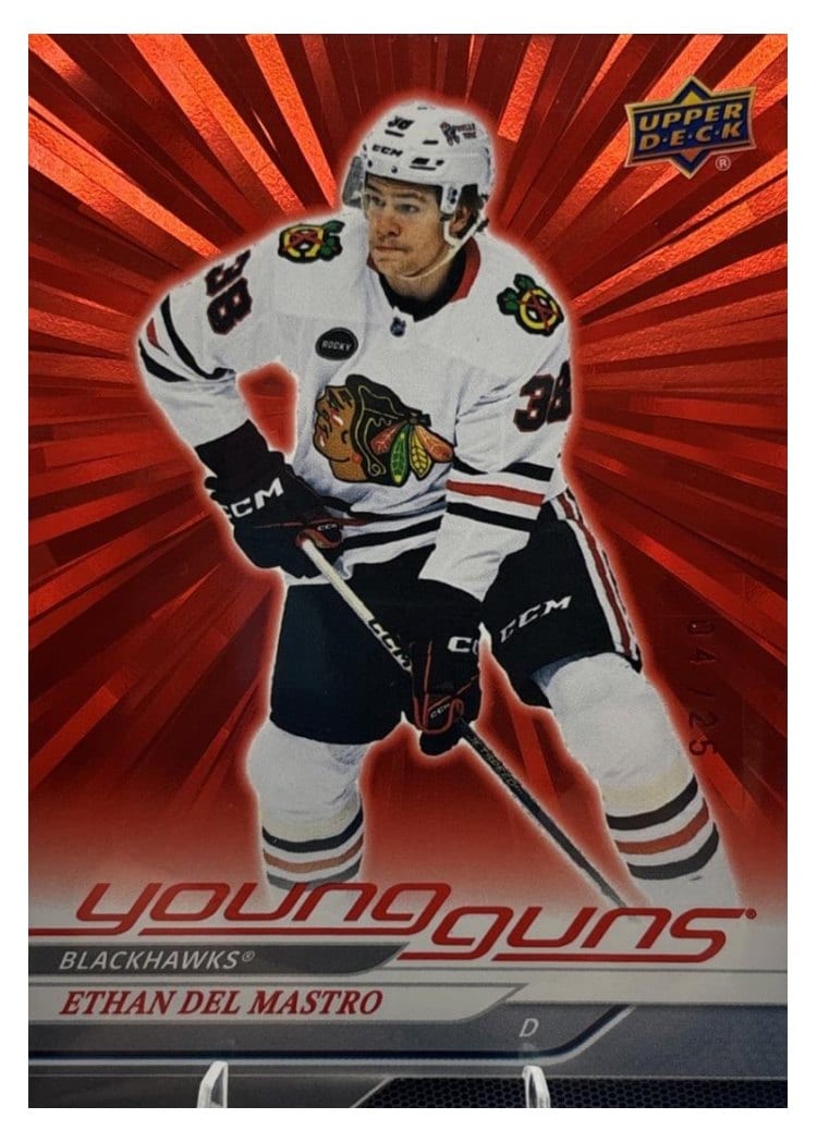 2024-25 Upper Deck Base Set Ethan Del Mastro #221 card