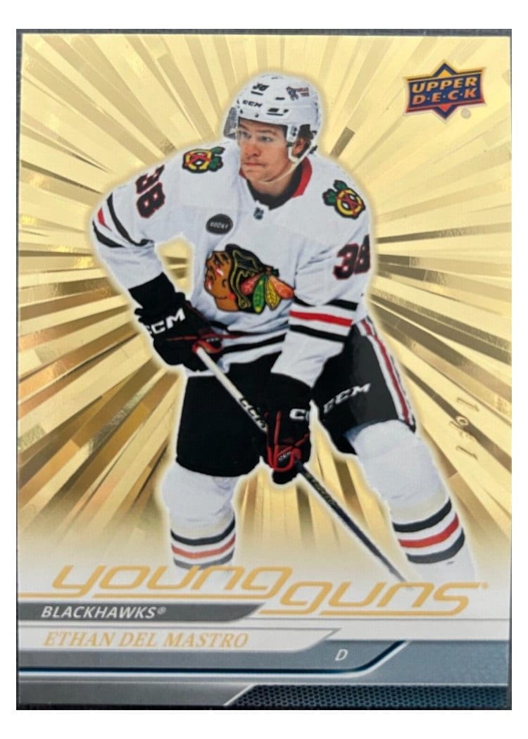 2024-25 Upper Deck Base Set Ethan Del Mastro #221 card