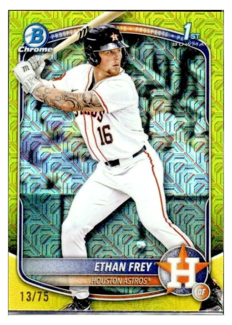 2025 Bowman Draft Chrome Ethan Frey #BDC-67 card