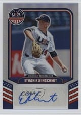 2026 Panini Stars and Stripes Prizm USA Collegiate National Team Signature Ethan Kleinschmit #5 card