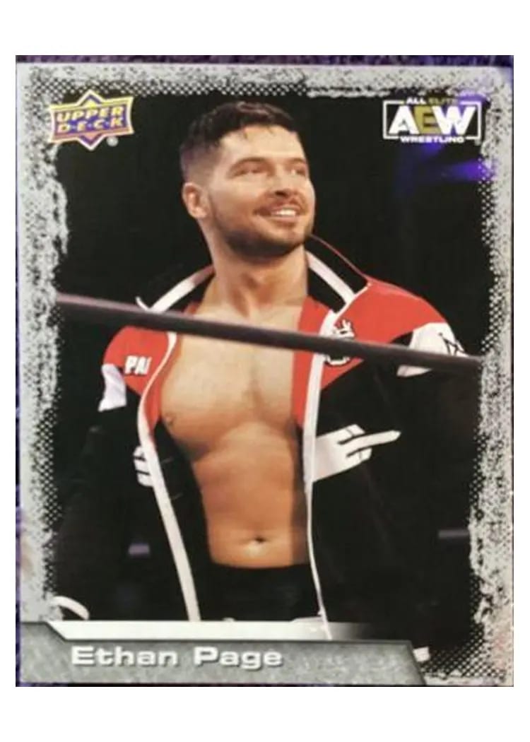 2022 Upper Deck AEW Ethan Page #8 card