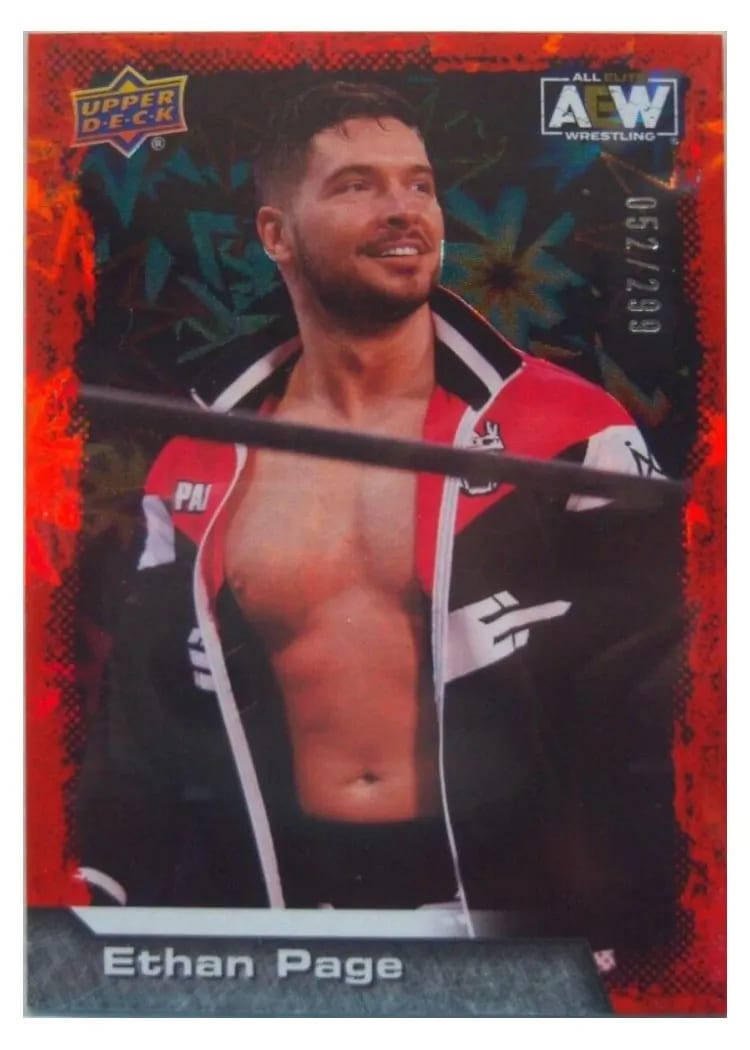2022 Upper Deck AEW Ethan Page #8 card