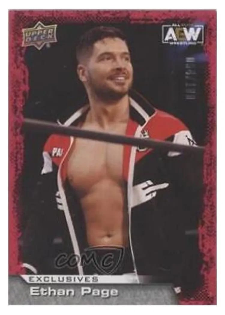 2022 Upper Deck AEW Ethan Page #8 card