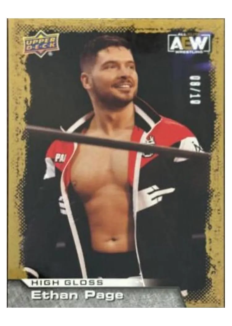 2022 Upper Deck AEW Ethan Page #8 card