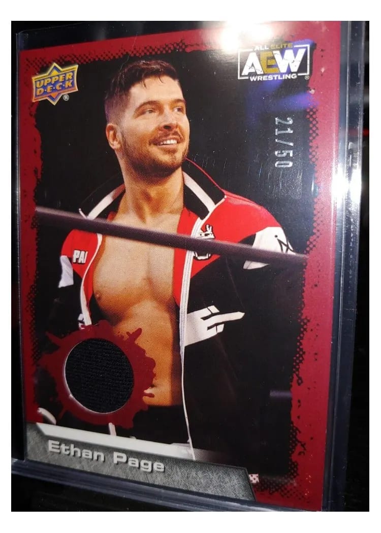 2022 Upper Deck AEW Ethan Page #8 card