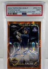 2024 Topps Pro Debut Chrome Autographs Ethan Salas #PDC-153 card