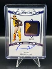 2025 Panini Flawless Flawless Signature Materials Ethan Salas #15 card