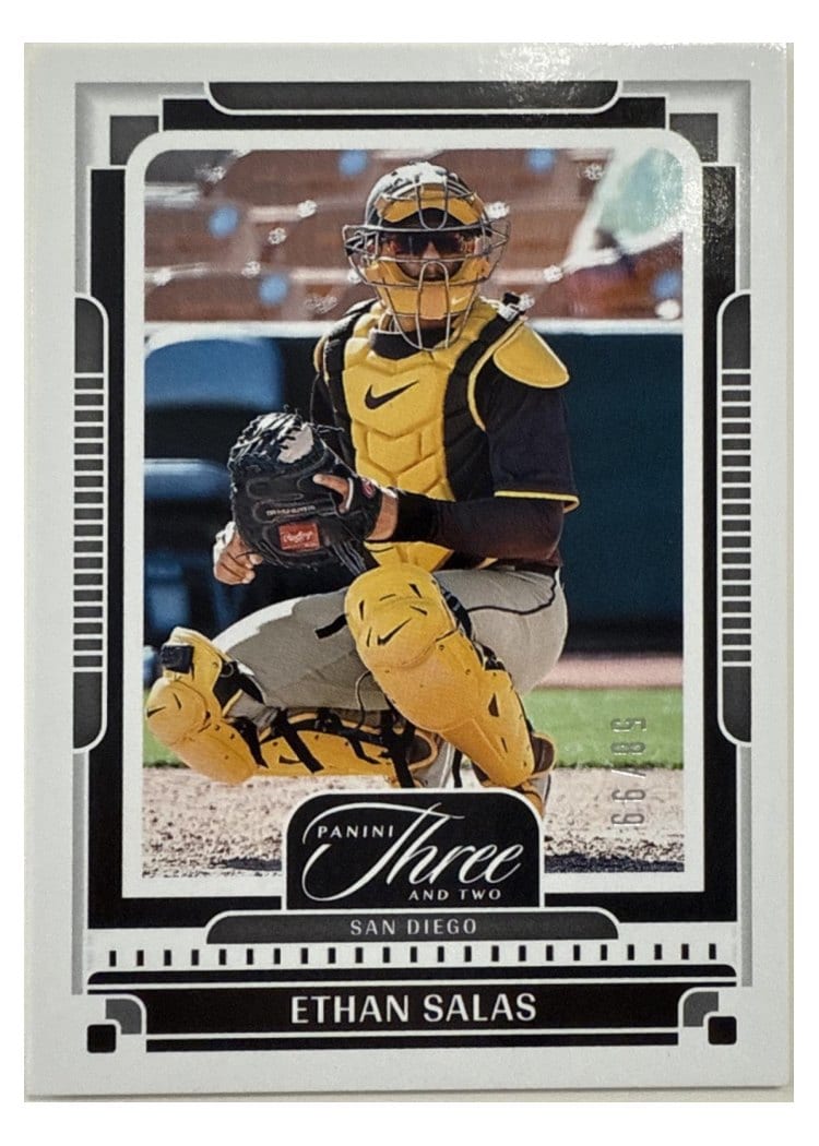 2025 Panini Three and Two Base Set Ethan Salas #8 card