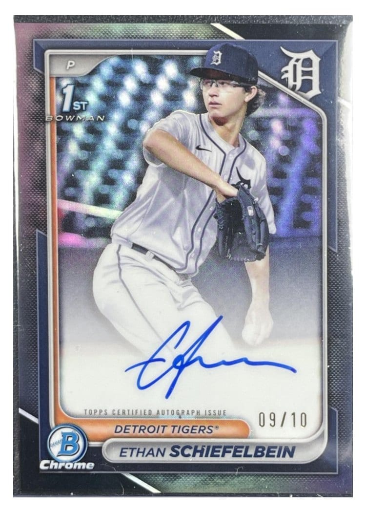 2024 Bowman Draft Chrome Prospect Autographs Ethan Schiefelbein #CPA-ES card