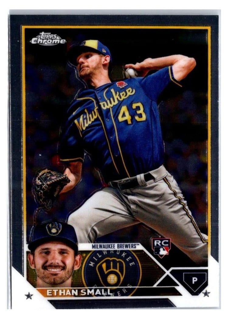 2023 Topps Chrome Base Set Ethan Small #46 card