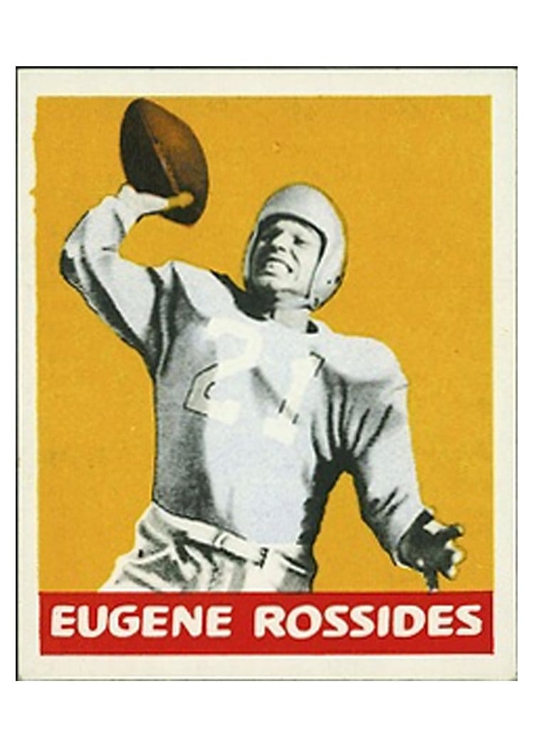 1948 Leaf Eugene Rossides #57 card
