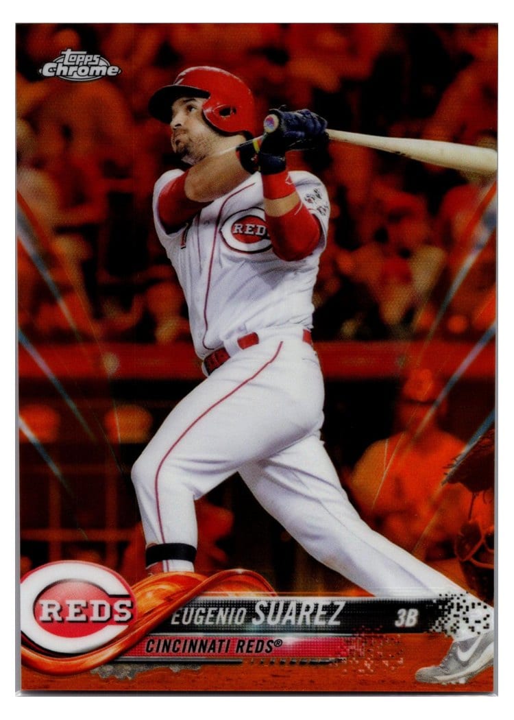 2018 Topps Chrome Base Set Eugenio Suarez #41 card