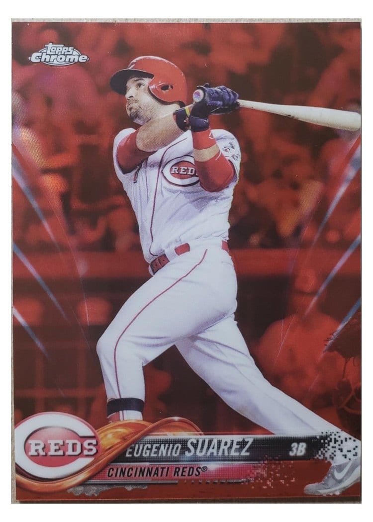 2018 Topps Chrome Base Set Eugenio Suarez #41 card