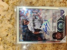 2023 Topps Chrome Update Autograph Eugenio Suárez #AC-ESU card
