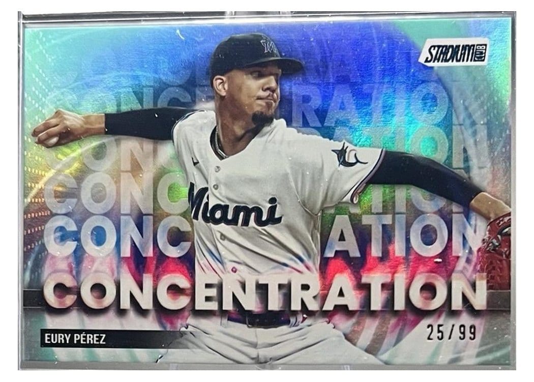 2025 Stadium Club Concentration Eury Pérez #C-25 card