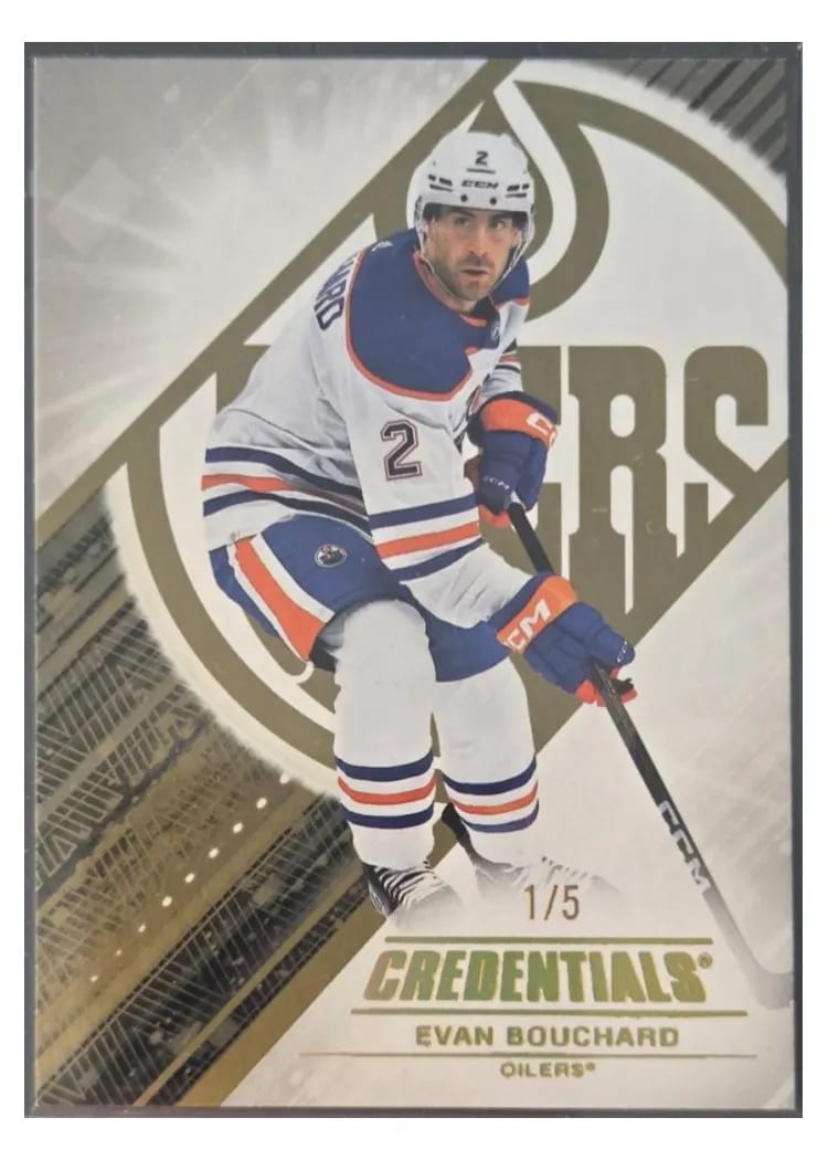 2024-25 Upper Deck Credentials Base Set Evan Bouchard #2 card