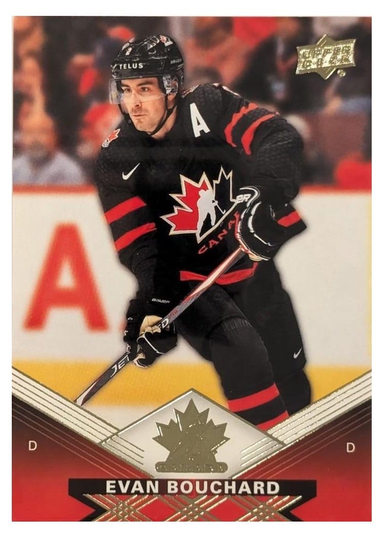 2025-26 Tim Hortons Team Canada Olympic Hockey Base Set Evan Bouchard #11 card