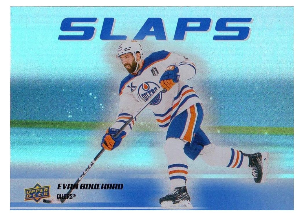 2025-26 Upper Deck Slaps Evan Bouchard #SL-3 card