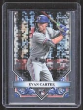 2024 Bowman Sterling Base Set Evan Carter #BSR-50 card