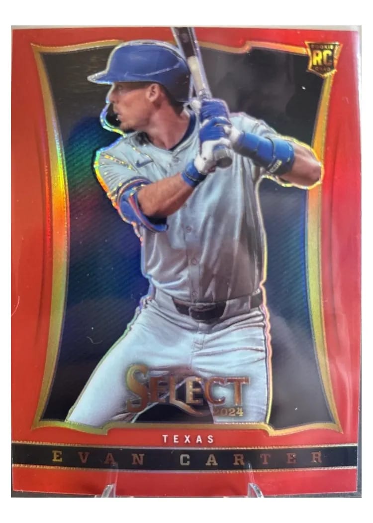 2024 Panini Select Select Throwback Evan Carter #1 card